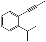 Benzene, 1-(1-methylethyl)-2-(1-propynyl)- (9CI) Structure