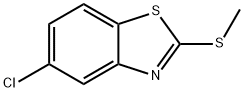 5-クロロ-2-(メチルチオ)ベンゾチアゾール 化学構造式