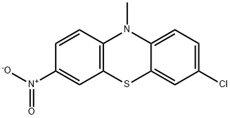 3-Chloro-10-methyl-7-nitro-10H-phenothiazine 结构式
