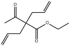 2,2-ジアリル-3-オキソ酪酸エチル 化学構造式