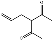 3-アリル-2,4-ペンタンジオン 化学構造式