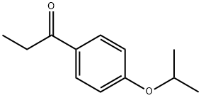 1-(4-イソプロポキシフェニル)プロパン-1-オン 化学構造式