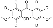 4,4'-DIMETHOXYBENZOPHENONE-D8 Structure