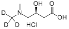 L-カルニチン-D3塩酸塩(メチル-D3) 化学構造式
