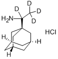 盐酸金刚乙胺-D4, 350818-67-6, 结构式