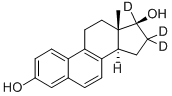 17BETA-DIHYDROEQUILIN-16,16,17-D3 Struktur