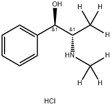 (1R,2S)-(-)-EPHEDRINE-D6 HCL (DIMETHYL-D6) Structure