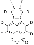 3‐ニトロフルオランテン‐D9 化学構造式