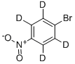 4-ブロモニトロベンゼン-D4 化学構造式