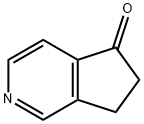 6,7-ジヒドロ-5H-シクロペンタ[C]ピリジン-5-オン 化学構造式