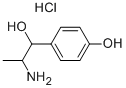 DL-α-(1-アミノエチル)-p-ヒドロキシベンジルアルコール塩酸塩 化学構造式