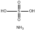 ammonium trihydrogen disulphate Struktur