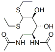 4,5-ジ(アセチルアミノ)-4,5-ジデオキシ-L-キシロースジエチルジチオアセタール 化学構造式