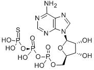 ADENOSINE-5'-O-(1-THIOTRIPHOSPHATE), SP-ISOMER SODIUM SALT Struktur