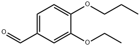 3-エトキシ-4-プロポキシベンズアルデヒド 化学構造式