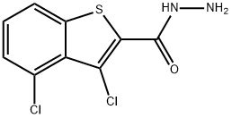 3,4-DICHLORO-1-BENZOTHIOPHENE-2-CARBOHYDRAZIDE Structure