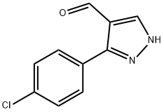 3-(4-CHLORO-PHENYL)-1H-PYRAZOLE-4-CARBALDEHYDE Structure