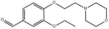 3-ETHOXY-4-(2-MORPHOLIN-4-YLETHOXY)BENZALDEHYDE Structure