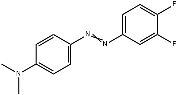 p-[(3,4-Difluorophenyl)azo]-N,N-dimethylaniline Struktur