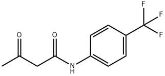 3-氧-N-(4-三氟甲基苯基)丁酰胺,351-87-1,结构式