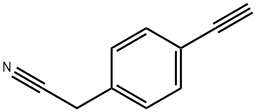 4-ETHYNYLPHENYLACETONITRILE  97 Structure