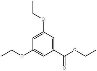 3,5-ジエトキシ安息香酸エチル 化学構造式