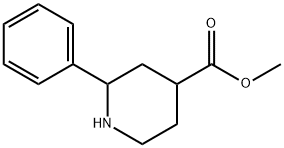 2-苯基哌啶-4-甲酸甲酯, 351003-06-0, 结构式