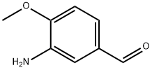 3-アミノ-4-メトキシベンズアルデヒド 化学構造式