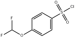 4-(ジフルオロメトキシ)ベンゼンスルホニルクロリド 化学構造式