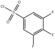 3,4,5-TRIFLUOROBENZENESULFONYL CHLORIDE Structure