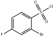 2-BROMO-4-FLUOROBENZENESULFONYL CHLORIDE Struktur
