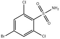 4-Bromo-2,6-dichlorobenzenesulfonamide Struktur