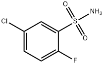5-氯-2-氟苯磺酰胺 结构式