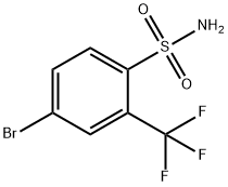 4-BROMO-2-(TRIFLUOROMETHYL)BENZENE SULFONAMIDE Structure