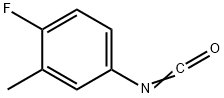 4-氟-3-甲苯基异氰酸酯, 351003-65-1, 结构式