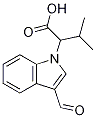 2-(3-formylindol-1-yl)-3-methylbutyric acid Structure