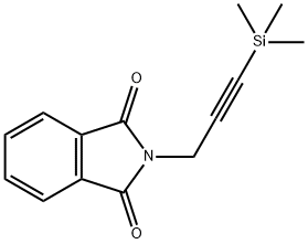 N-[3-(三甲基硅基)-2-丙炔基]邻苯二甲酰亚胺, 351029-12-4, 结构式