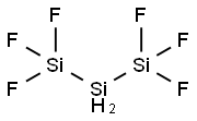 1,1,1,3,3,3-ヘキサフルオロトリシラン 化学構造式