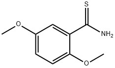 2,5-DIMETHOXY-THIOBENZAMIDE Struktur