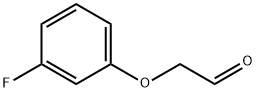 Acetaldehyde, (3-fluorophenoxy)- (9CI) Struktur