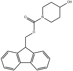 N-FMOC-4-羟基哌啶 结构式