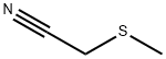 (METHYLTHIO)ACETONITRILE Structure