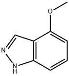 4-メトキシ-1H-インダゾール 化学構造式