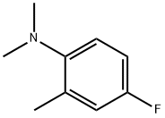 4-フルオロ-N,N,2-トリメチルアニリン 化学構造式