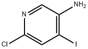 3-氨基-4-碘-6-氯吡啶 结构式