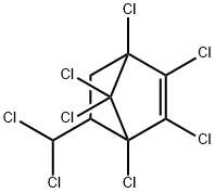 1,2,3,4,7,7-Hexachloro-5-(dichloromethyl)bicyclo[2.2.1]hept-2-ene Struktur