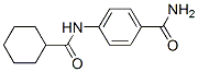 Benzamide, 4-[(cyclohexylcarbonyl)amino]- (9CI) Structure