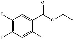 Benzoic acid, 2,4,5-trifluoro-, ethyl ester Structure