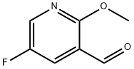 5-FLUORO-2-METHOXYNICOTINALDEHYDE Struktur