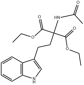 N-Acetyl-g-carbethoxy Homotryptophan, Ethyl Ester 结构式